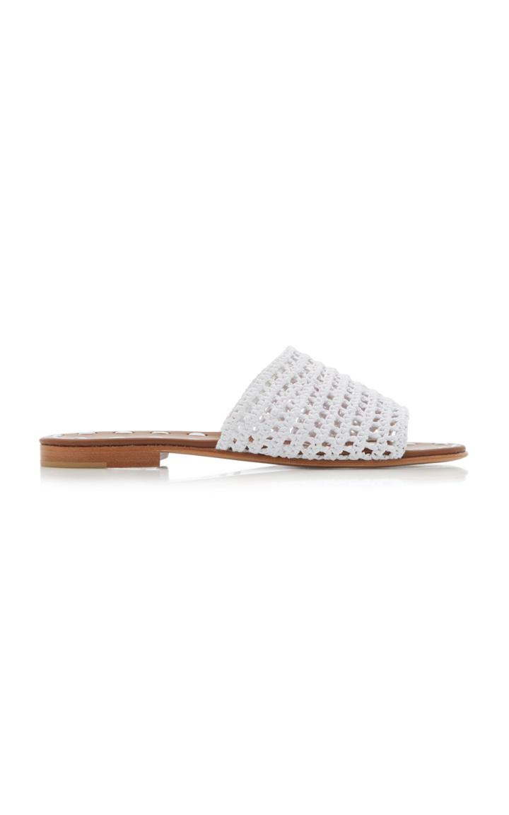 Carrie Forbes Mour Raffia Slides