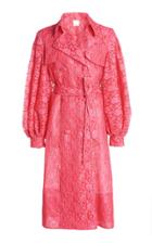 Moda Operandi Huishan Zhang Isadora Belted Lace Trench Coat