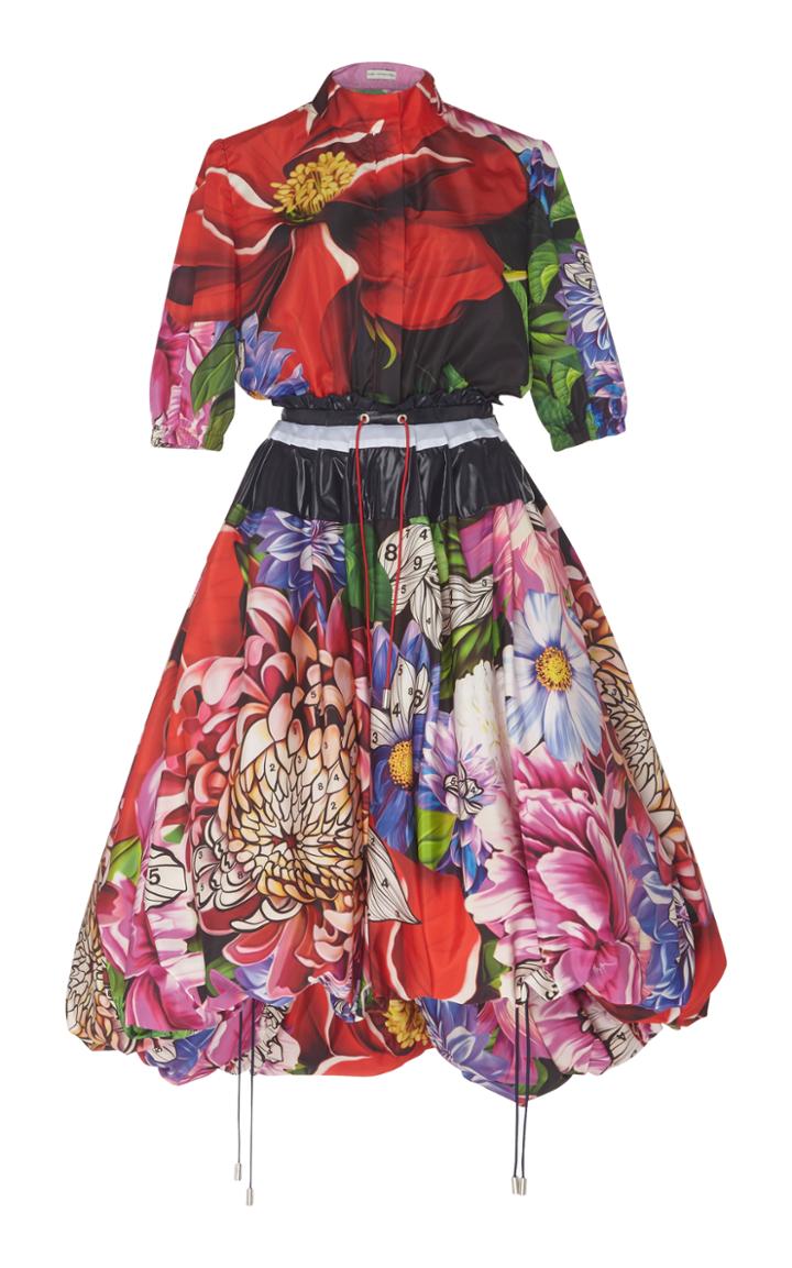 Mary Katrantzou Camelia Nylon Floral Dress