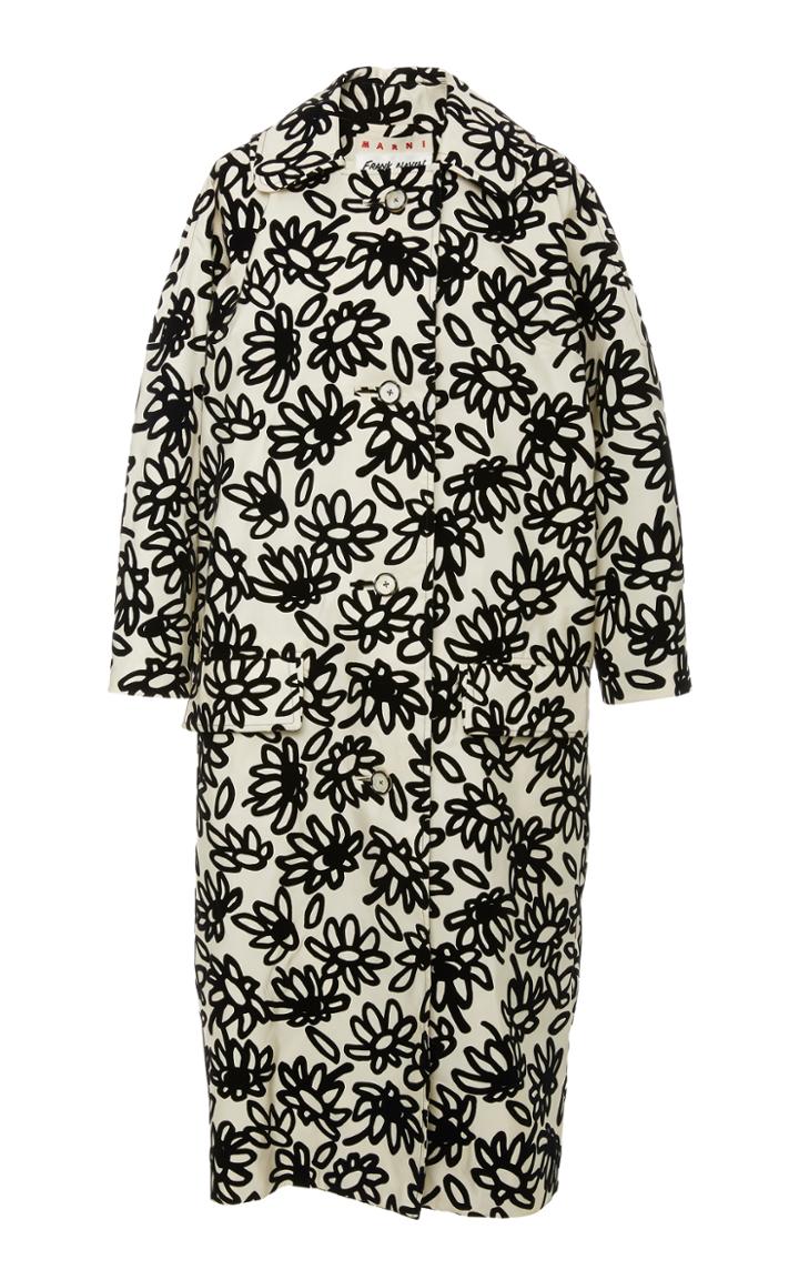 Marni Petals Mikado Coat