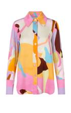 Moda Operandi Stine Goya James Printed Crepe Shirt