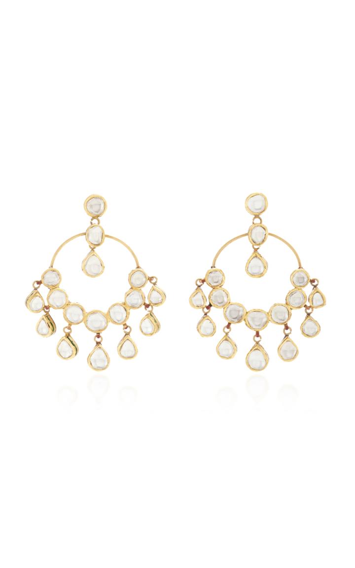 Sanjay Kasliwal Raj Diamond 5 Drops Earrings