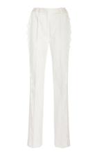Zuhair Murad Side Detail Cotton-blend Pants