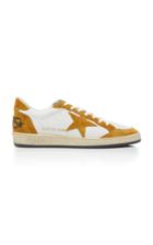Golden Goose Ball Star Leather And Suede Sneakers