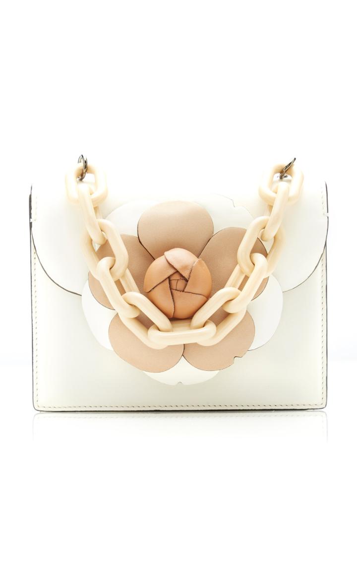 Oscar De La Renta Mini Tro Leather Bag
