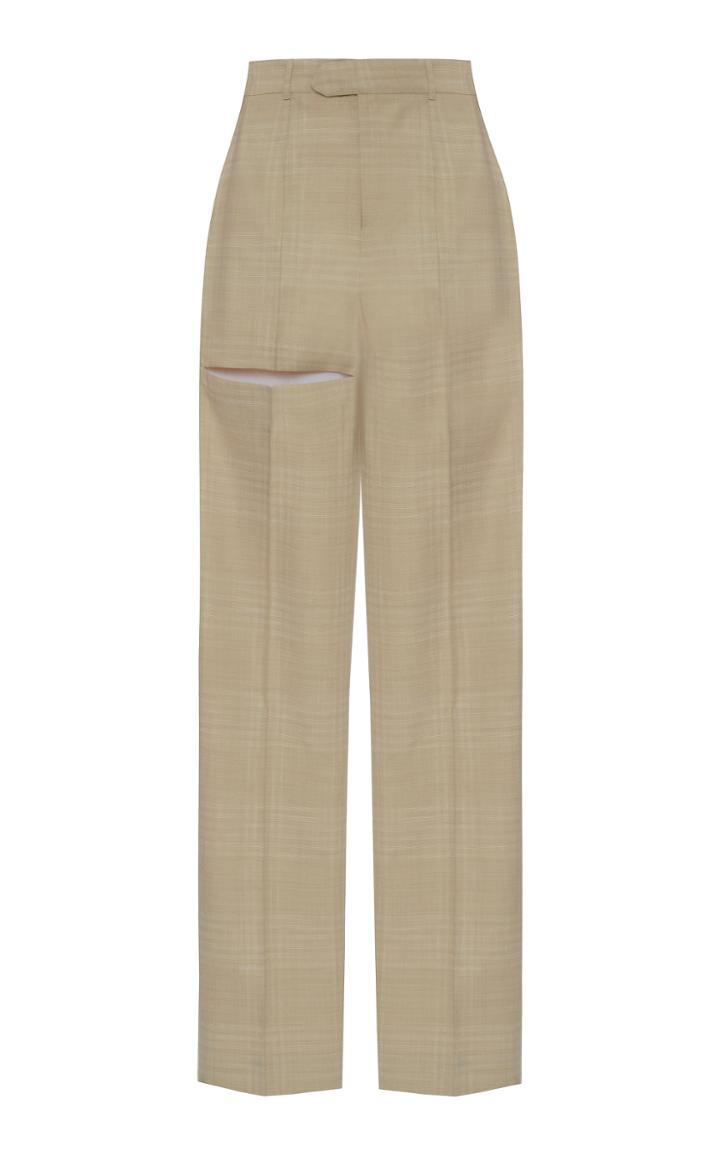 Moda Operandi Aleksandre Akhalkatsishvili High-rise Cotton-blend Pants