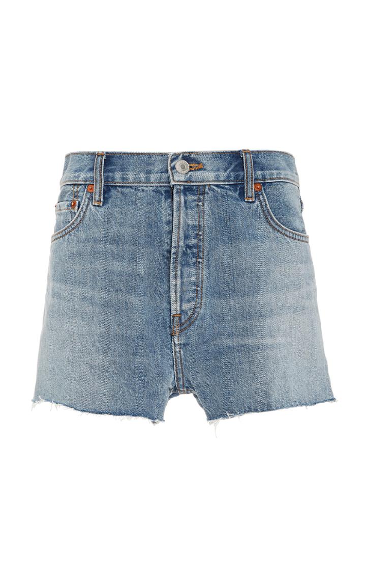 Re/done High-rise Denim Shorts