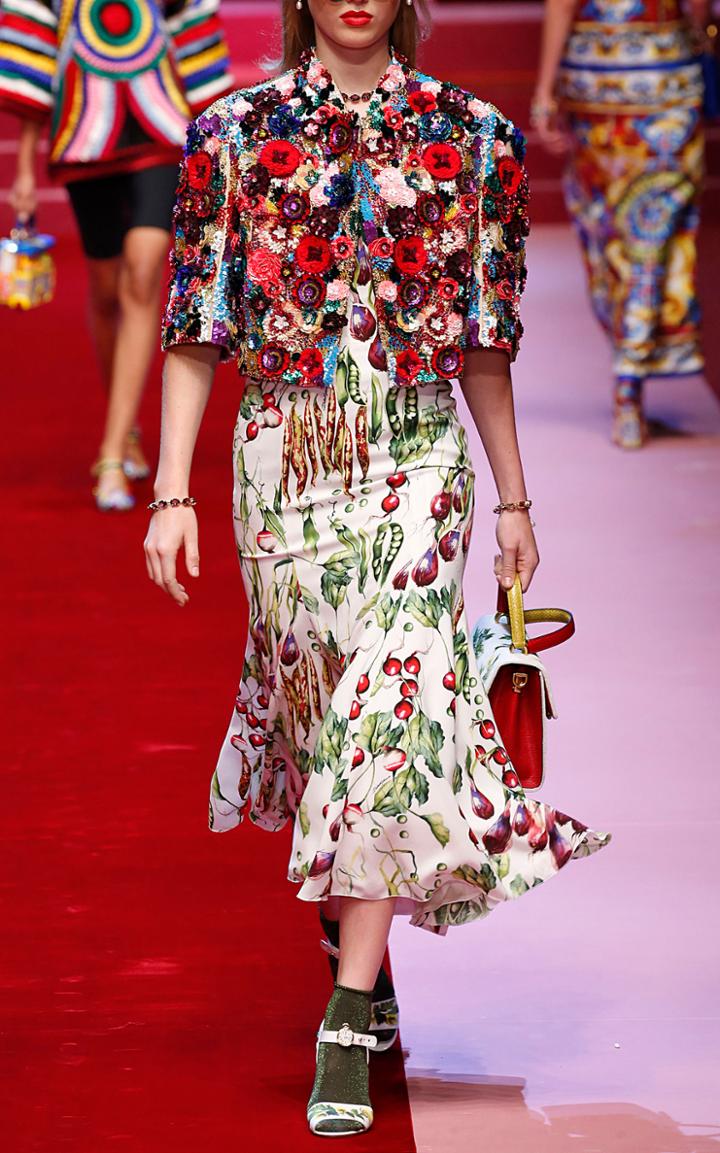 Dolce & Gabbana Vegetable Tank Dress