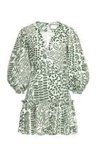 Alexis Idony Cotton Printed Mini Dress