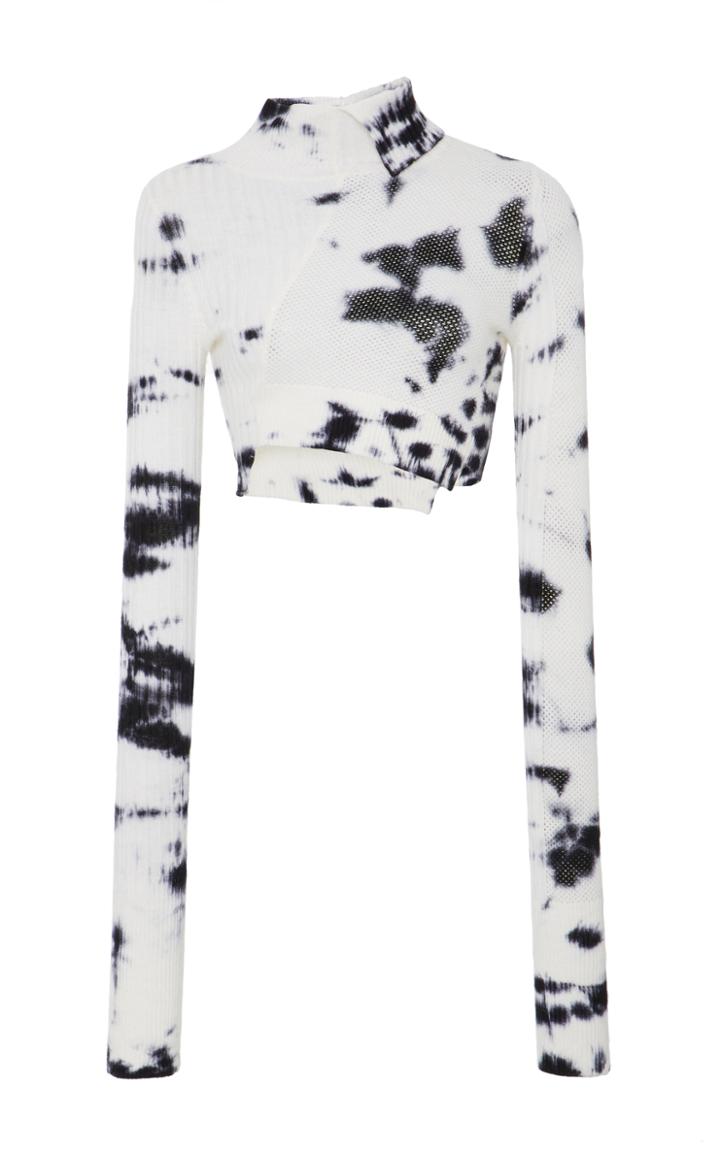Zo Jordan Tie Dye Wallace Cropped Turtleneck