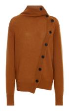 Isabel Marant Chass Button-detailed Cashmere Turtleneck Sweater