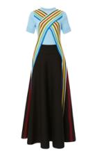 Loewe Striped Rib-knit Maxi Dress