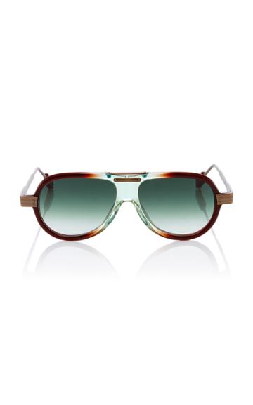 Rosie Assoulin X Morgenthal Frederics Astro Pop Aviator Sunglasses