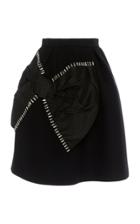 Dice Kayek High Waist Embellished Bow Mini Skirt