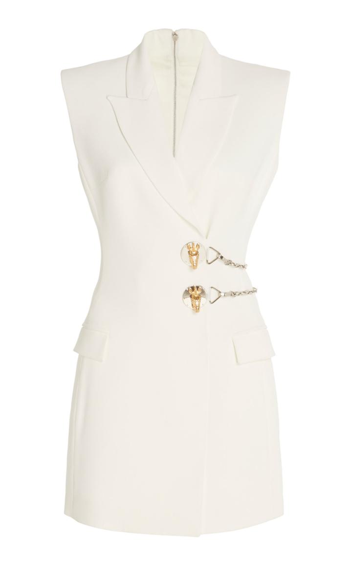 Moda Operandi David Koma Sleeveless Crepe Dress Size: 6