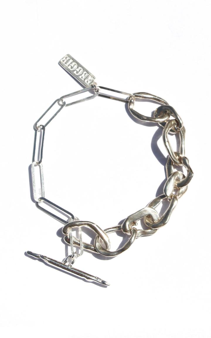 Moda Operandi Reggie Bobbi Sterling Silver Chain Bracelet