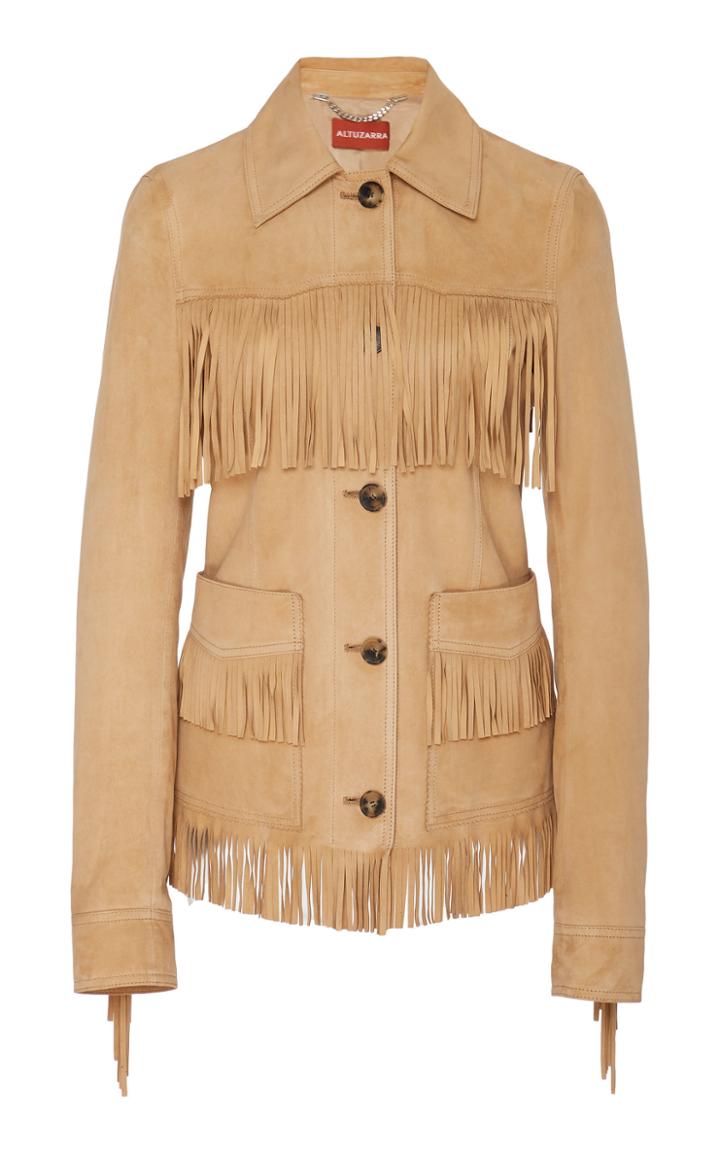 Altuzarra Cumberland Suede Fringe Jacket