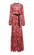 Alexis Felice Velvet Embroidered Dress