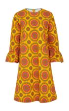 La Doublej Printed Cotton-blend Shift Dress
