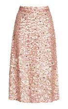 Luisa Beccaria Sequin Knee-length Skirt