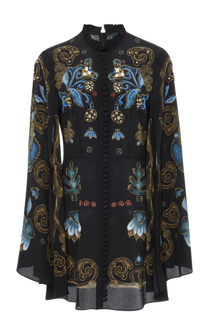 Alena Akhmadullina Embellished Ruffle Neck Dress