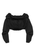 Ellery Third Degree Off The Shoulder Cropped Shirt