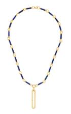 Foundrae 18k Gold And Onyx Chain Necklace