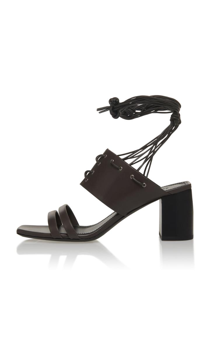 Jil Sander Lace Up High Heel Sandal