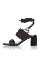 Jil Sander Lace Up High Heel Sandal