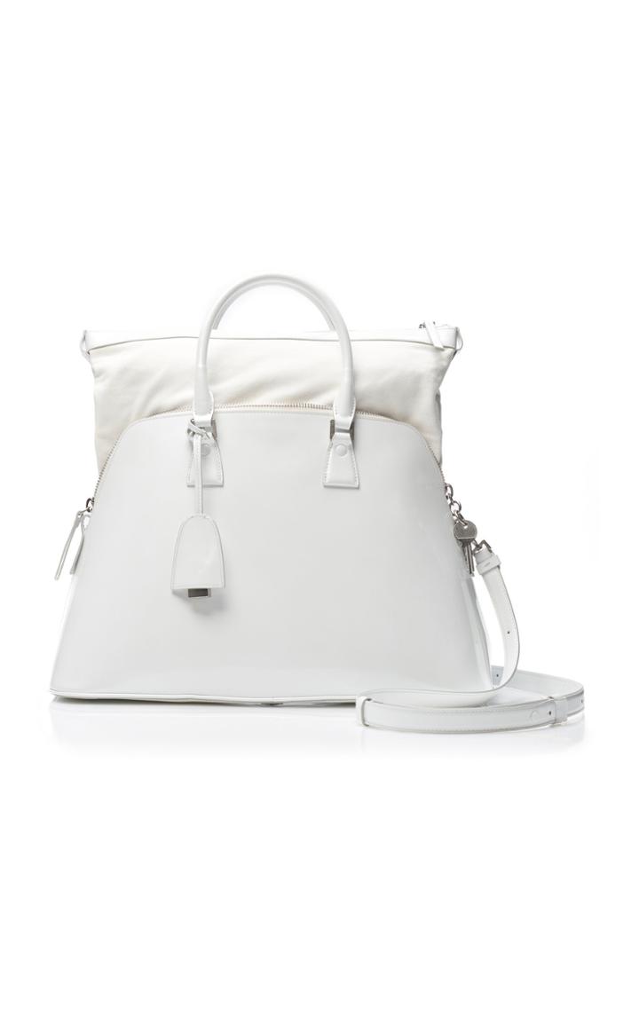 Maison Margiela 5ac Large Leather Top Handle Bag