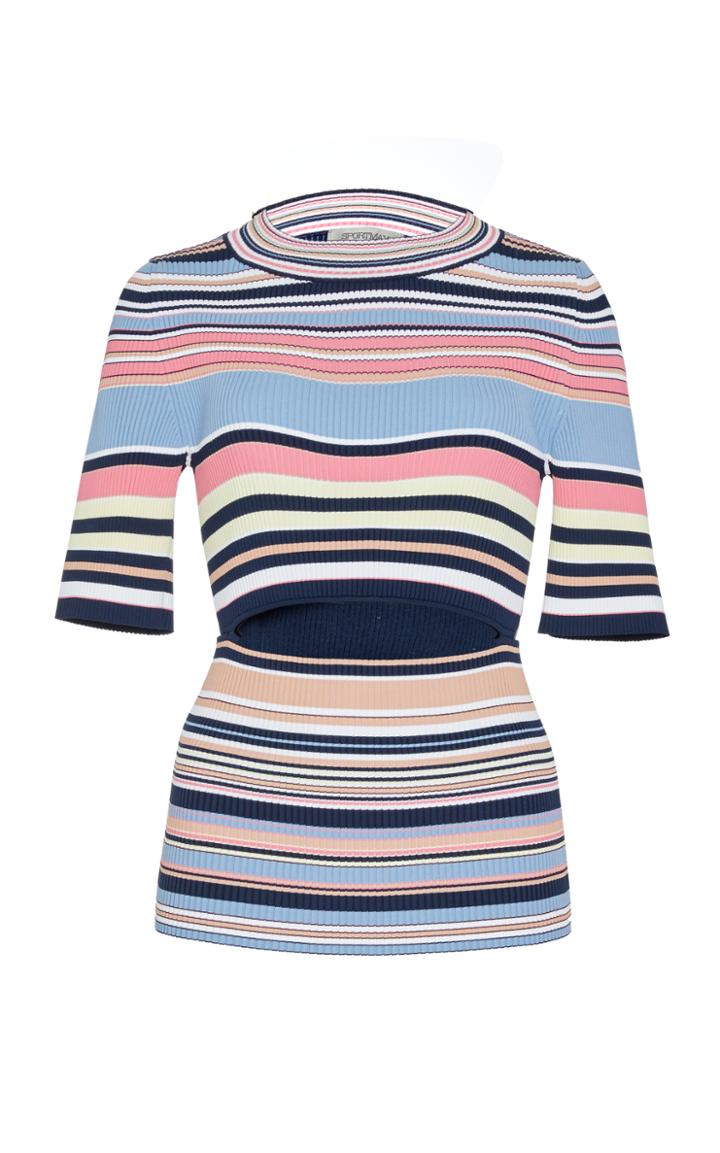 Sportmax Dionigi Striped Top