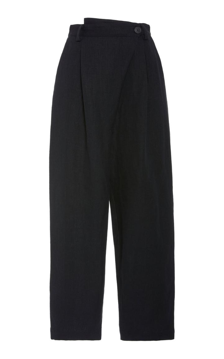 Moda Operandi Mara Hoffman Almeria Wrap-effect Hemp Pants