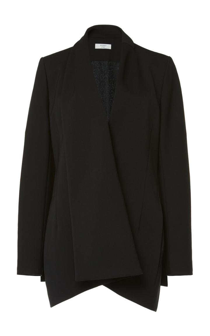 Poiret Scarf Collar Blazer