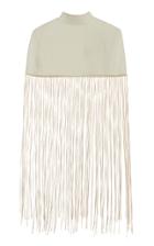 Aleksandre Akhalkatsishvili Fringed Cotton Cropped Cape