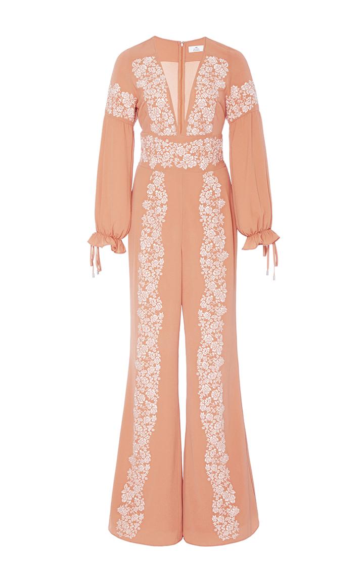 We Are Kindred Joni Embroidered Flared Jumpsuit