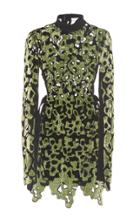 David Koma Embellished Long Sleeve Dress