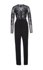 Zuhair Murad Thread Embroidered Cady Jumpsuit