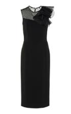 Jenny Packham Paloma Ruffled Crepe-blend Dress