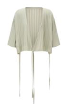 Moda Operandi Le17 Septembre Ribbed-knit Wrap Cardigan