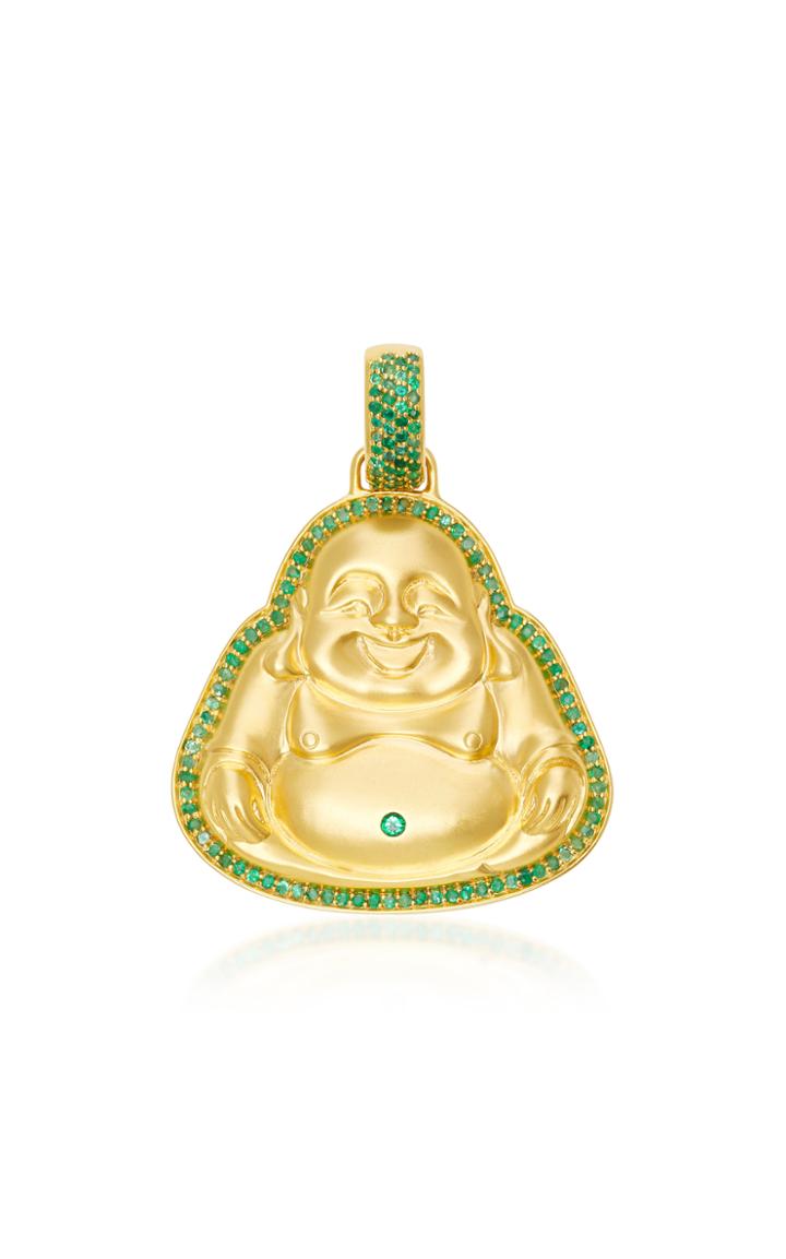 Buddha Mama Large Buddha Mama Pendant With Gemfields Emeralds