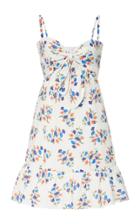 Moda Operandi Rebecca De Ravenel Zaza Floral-print Cotton Mini Dress Size: 0