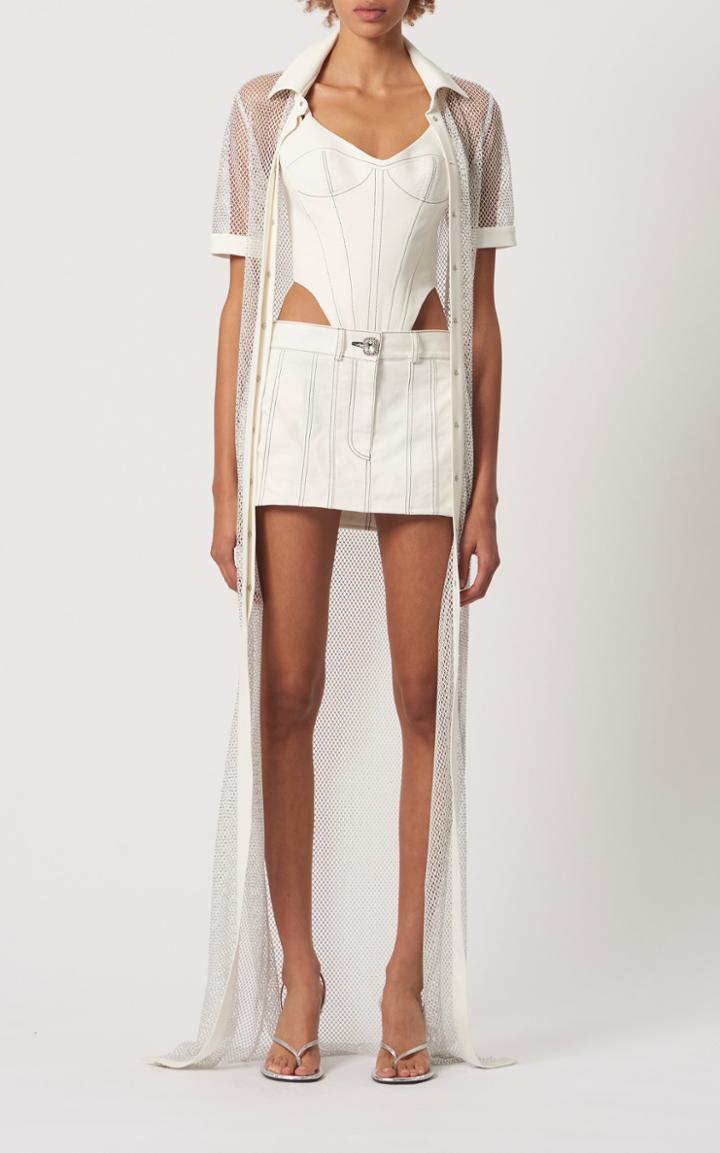 Moda Operandi David Koma Denim Mini Skirt