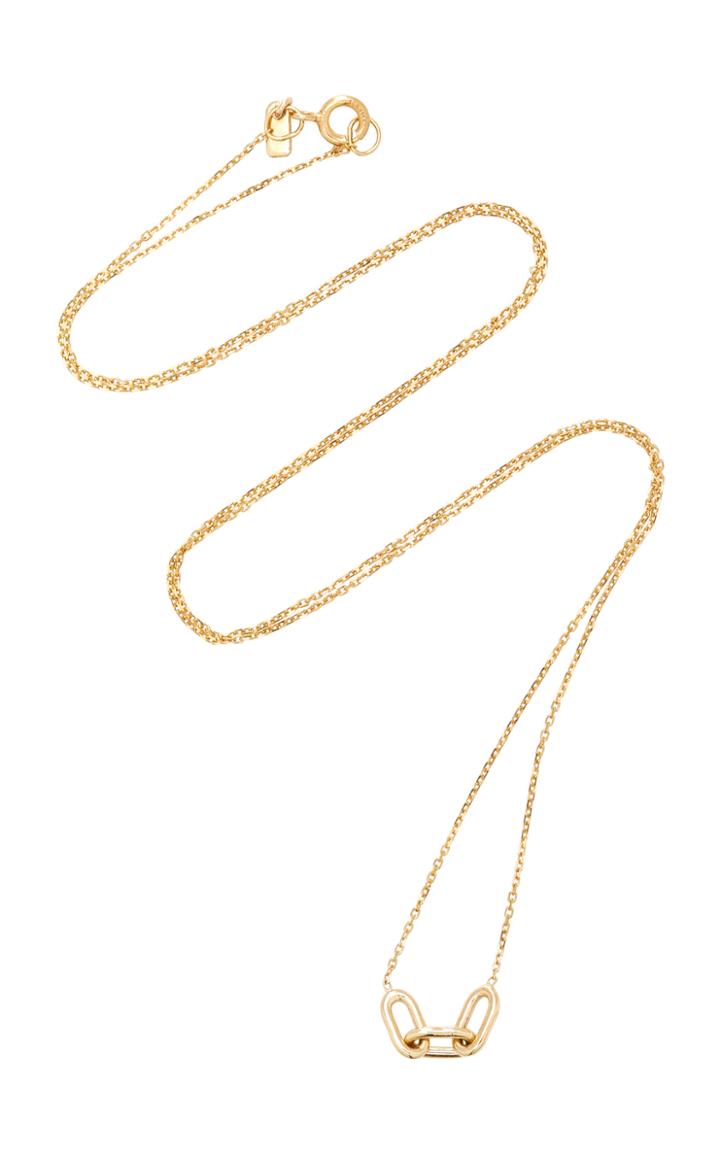 Sarah & Sebastian Link 9k Gold Necklace
