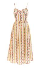 Moda Operandi Agua By Agua Bendita Acacia Carmina-print Linen Midi Dress