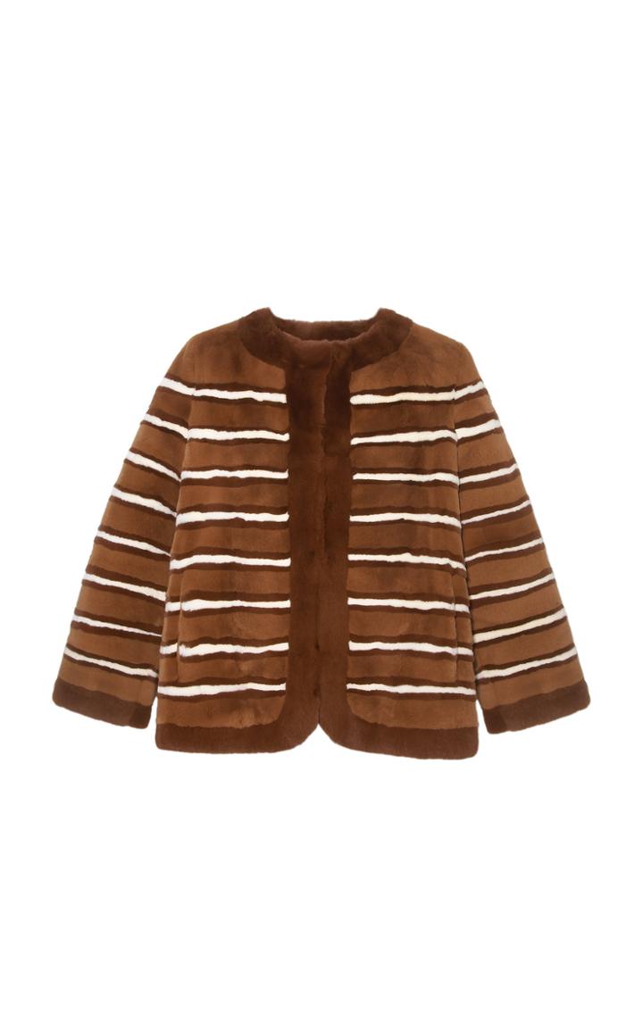 Pologeorgis The Greta Rex Rabbit Intarsia Jacket