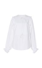 Maison Rabih Kayrouz Ruffled Blouse