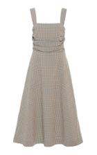 Veronica Beard Positano Gingham Maxi Dress