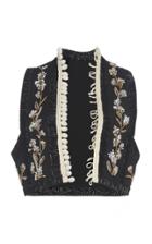 Giambattista Valli Embroidered Virgin Wool Vest