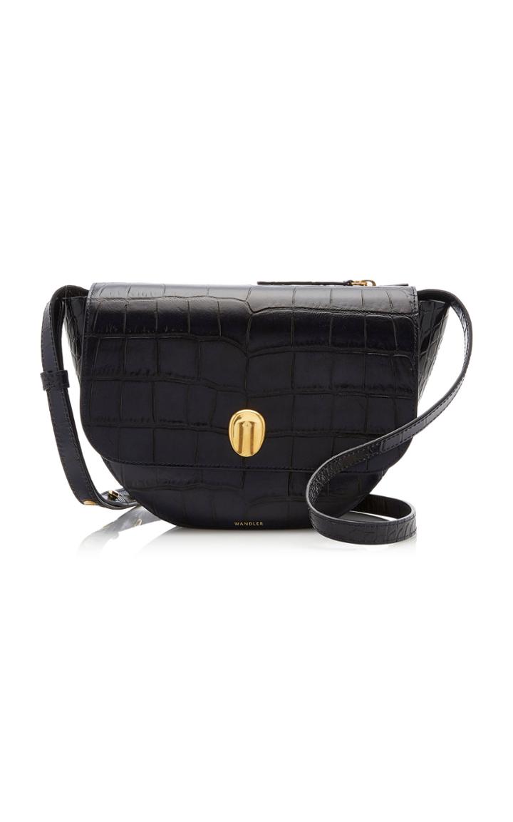 Wandler Billy Croc-effect Leather Shoulder Bag