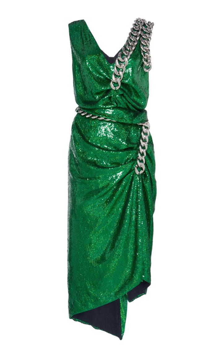 Moda Operandi N21 Draped Sequin Dress
